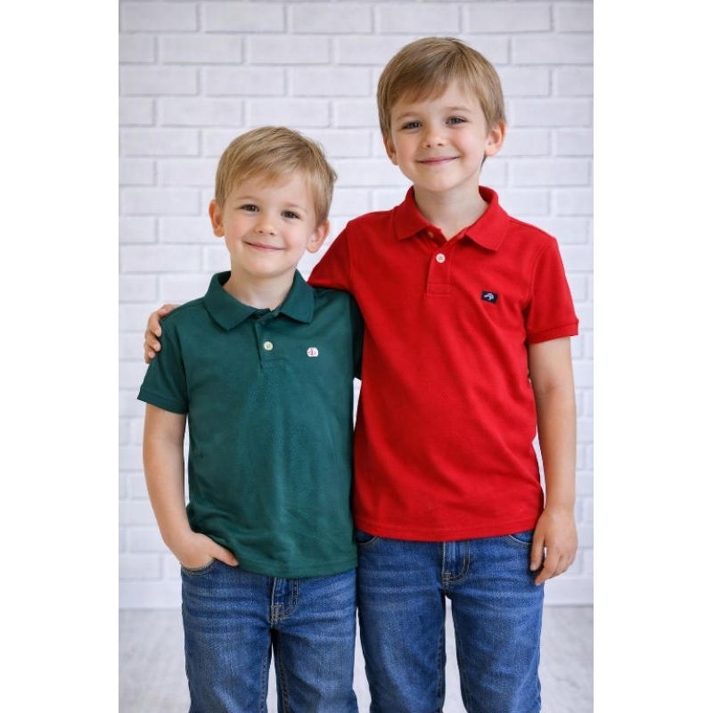Camisa Infantil Juvenil Menino MODELO Gola Polo em Oferta na Shopee