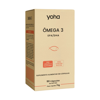 Ômega 3 90 Cápsulas Yoha EPA DHA em Oferta na Shopee