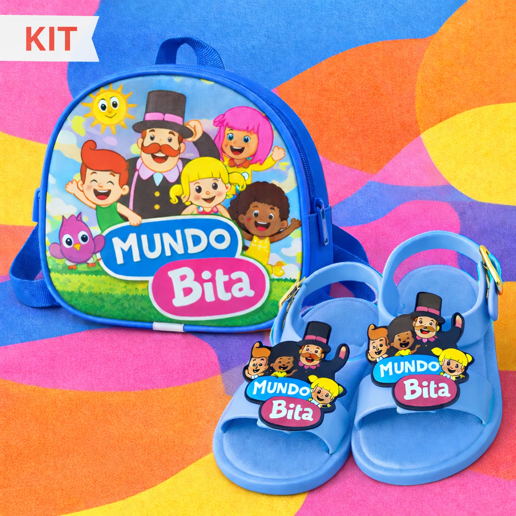 SANDALIA INFANTIL MENINO MENINA MUNDO BITA REF.4 em Oferta na Shopee
