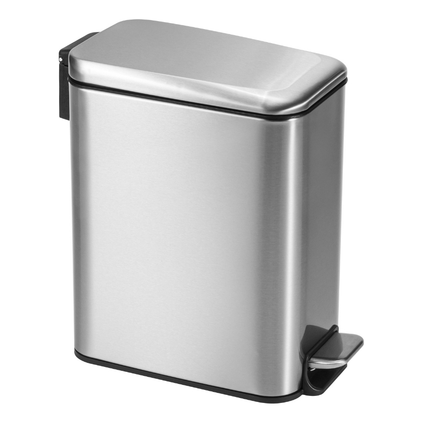 Lixeira de Inox Línea 5L com Pedal Powermaid