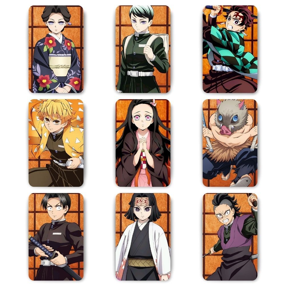 Photocards - Caçador de Demônios Caçador de Demônios Nezuko Tanjiro kamado zenitsu inosuke hashira onis