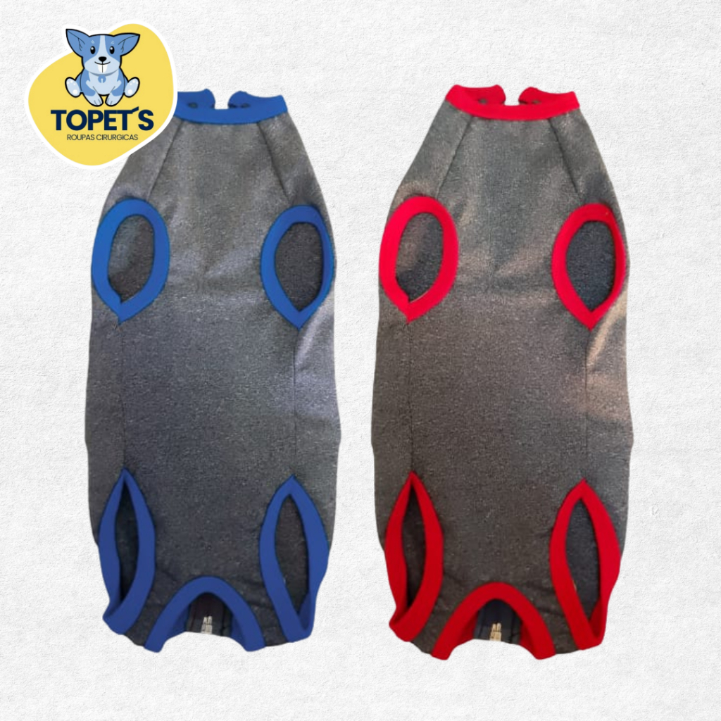 Roupa Cirúrgica Protetora Para Gatos Pós cirúrgica Macho e fêmea