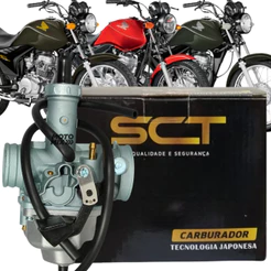 Carburador Completo Fan 125 2009 2010 2011 2012 2013 Sct