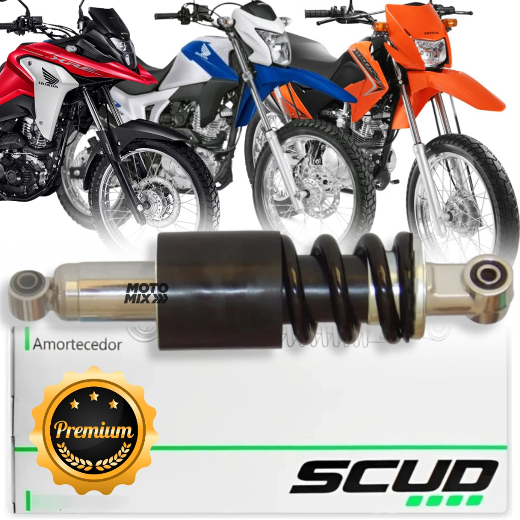 Amortecedor Honda Nxr Bros125 150 160 Xre190 Scud Original