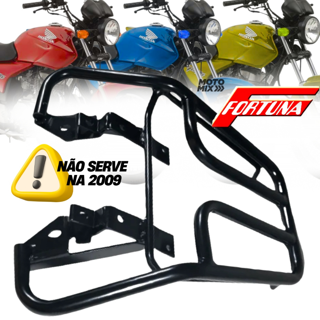 Bagageiro Churrasqueira Titan 150 2004 a 2008 Fortuna Preta