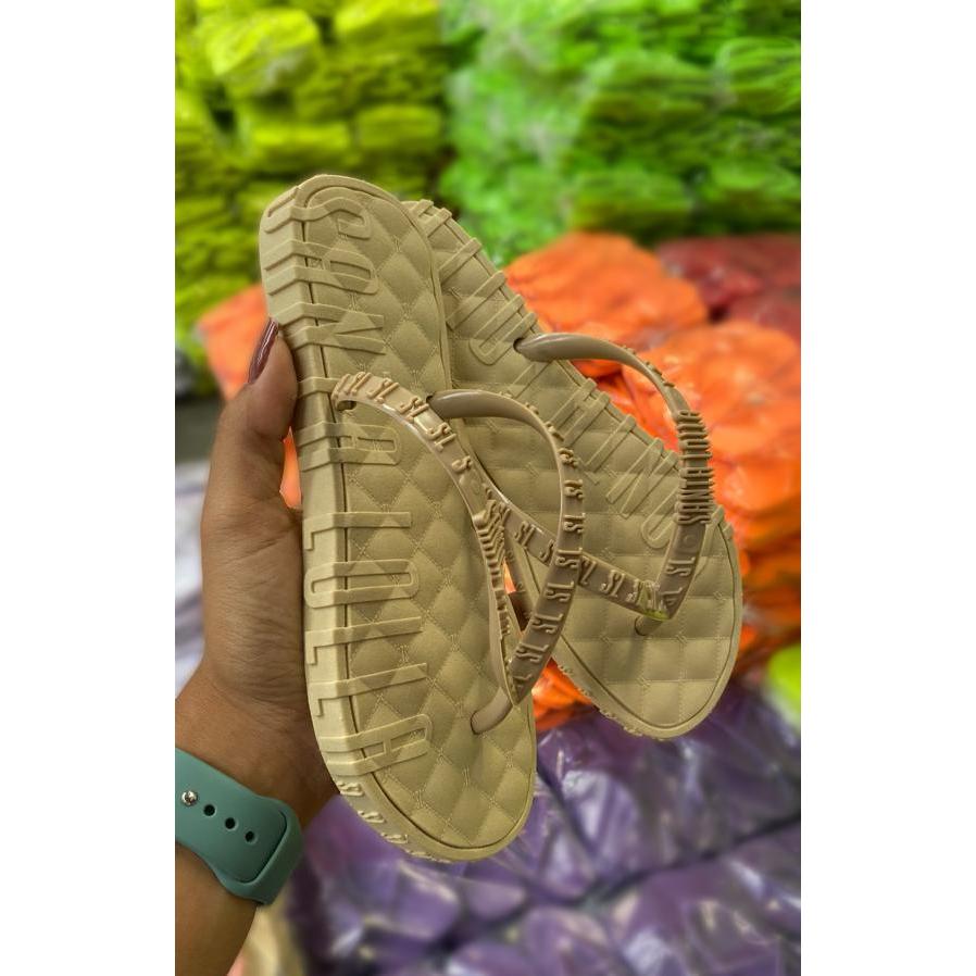 Chinelo de Dedo Rasteirinha  em  Alto  Relevo Anitta  Modinha Cores Neon Verão 2026 em Oferta na Shopee