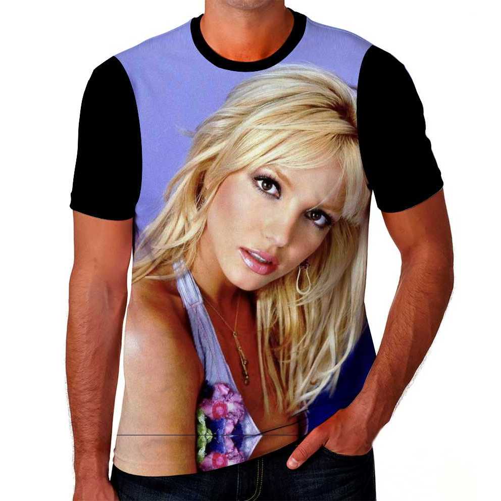 Camiseta Camisa Personalizada Britney Jean Spears Cantora Compositora Dançarina Estrela
