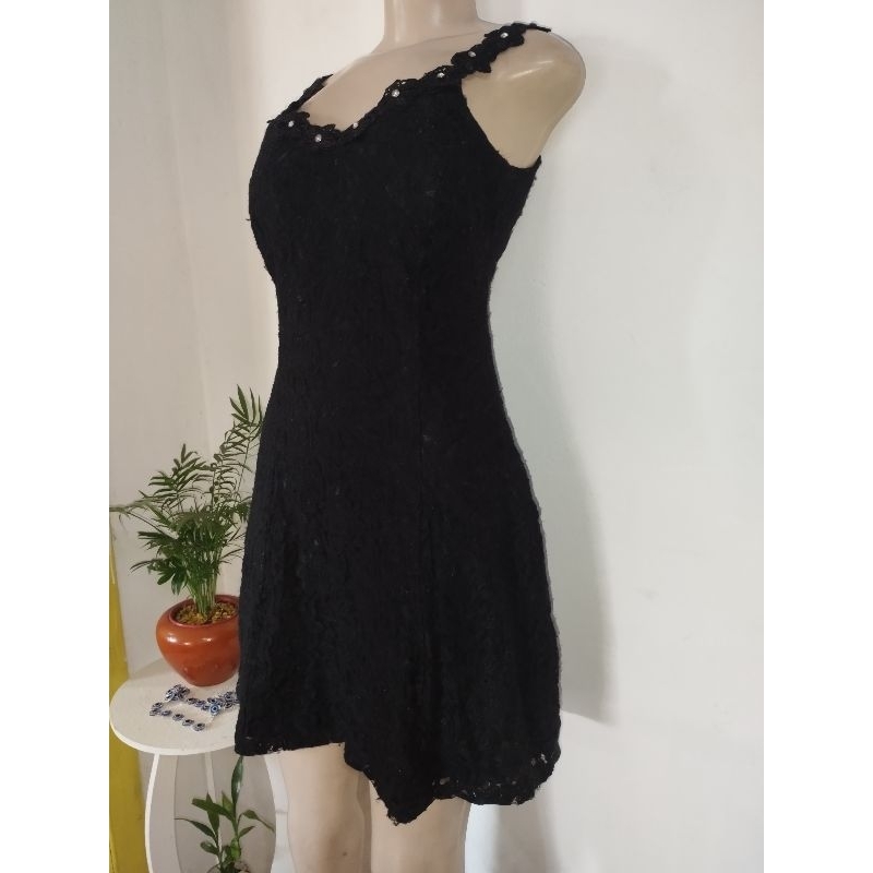 Vestido preto, Vestido gótico, Vestido festa, Veste 38/40