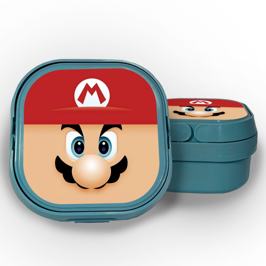 Pote Marmita Lancheira Criança - SUPER MARIO FACE