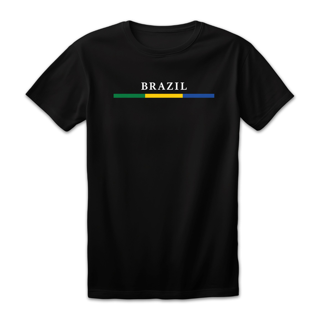 Camiseta Unissex Estampa Brasil Copa do Mundo 2026 Futebol Algodão Conforto Promoção Casual Dia Leve