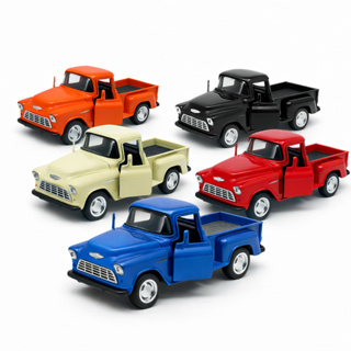 Miniatura Caminhonete Chevy 3100 Stepside Clássico 1:32 Metal Fricção Porta Abre Colecionável Picape em Oferta na Shopee