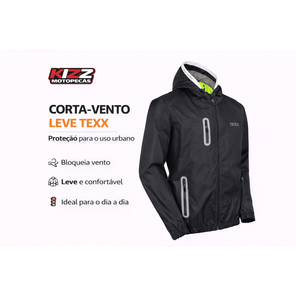 Jaqueta Texx Corta Vento Neon V2 - Leve com Estilo em Oferta na Shopee