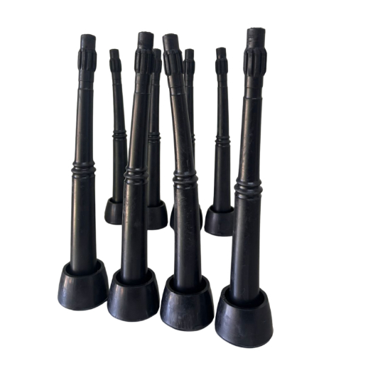 Kit 2 jogos de Teteira - 8 Insuflador Expremedor de Borracha Flex 1 e 2 anéis Adaptável para capas de 17 e 20mm