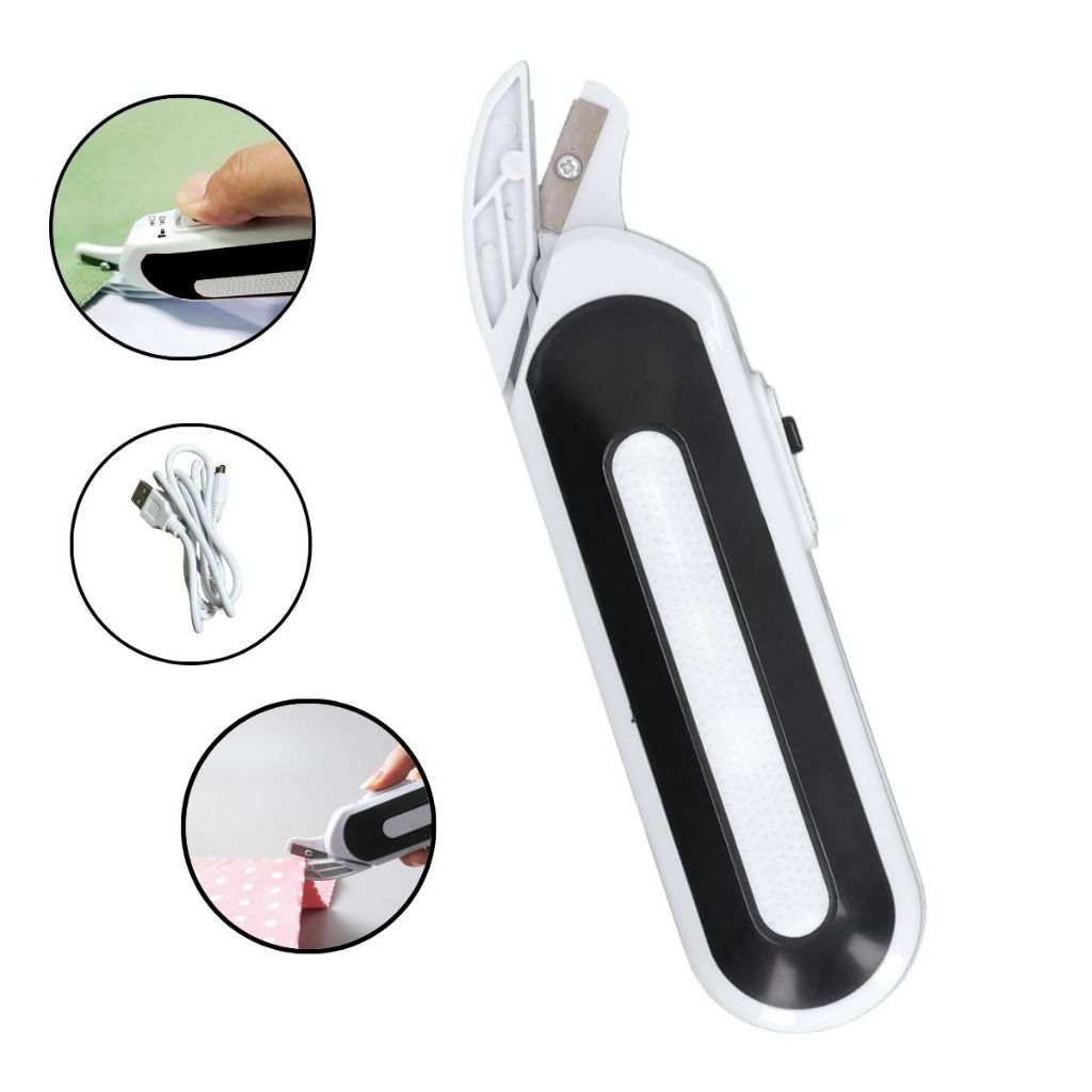 Tesoura De Costura Portátil A Pilha Importway Branco