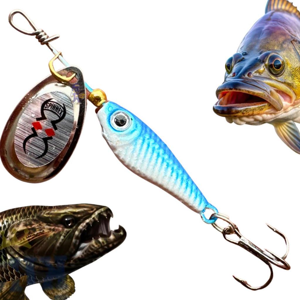 Isca Artificial Spinner Laser Tucunaré Traira Brack Bass Fundo 12 Gramas — imagem 2 de 2
