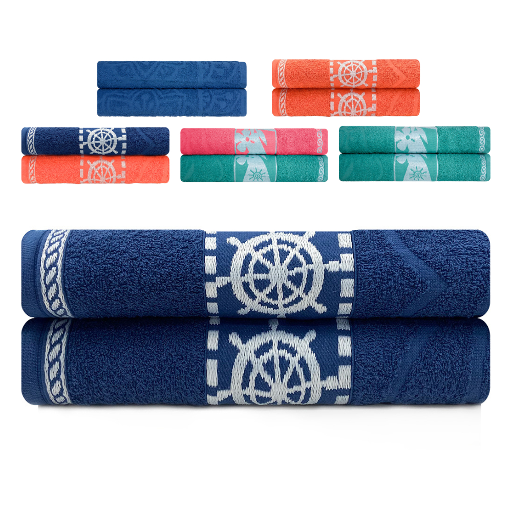 Jogo de Toalha Praia e Piscina Banhão Gigante 100% Algodão Felpuda 2 Peças Marcotex em Oferta na Shopee