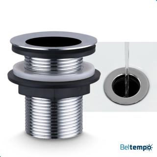 Válvula Padrão 1 1/4 Ralo Para Cuba Pia Banheiro Inox Cromada Classic Beltempo em Oferta na Shopee