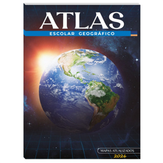 Atlas Escolar Geográfico Atualizado 2026 Mapas Do Brasil E Mundo em Oferta na Shopee