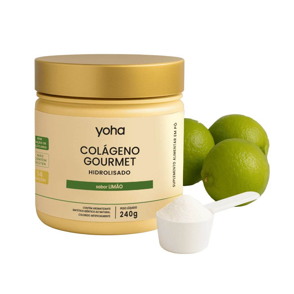 Colágeno Gourmet 240g Sabores - Yoha em Oferta na Shopee