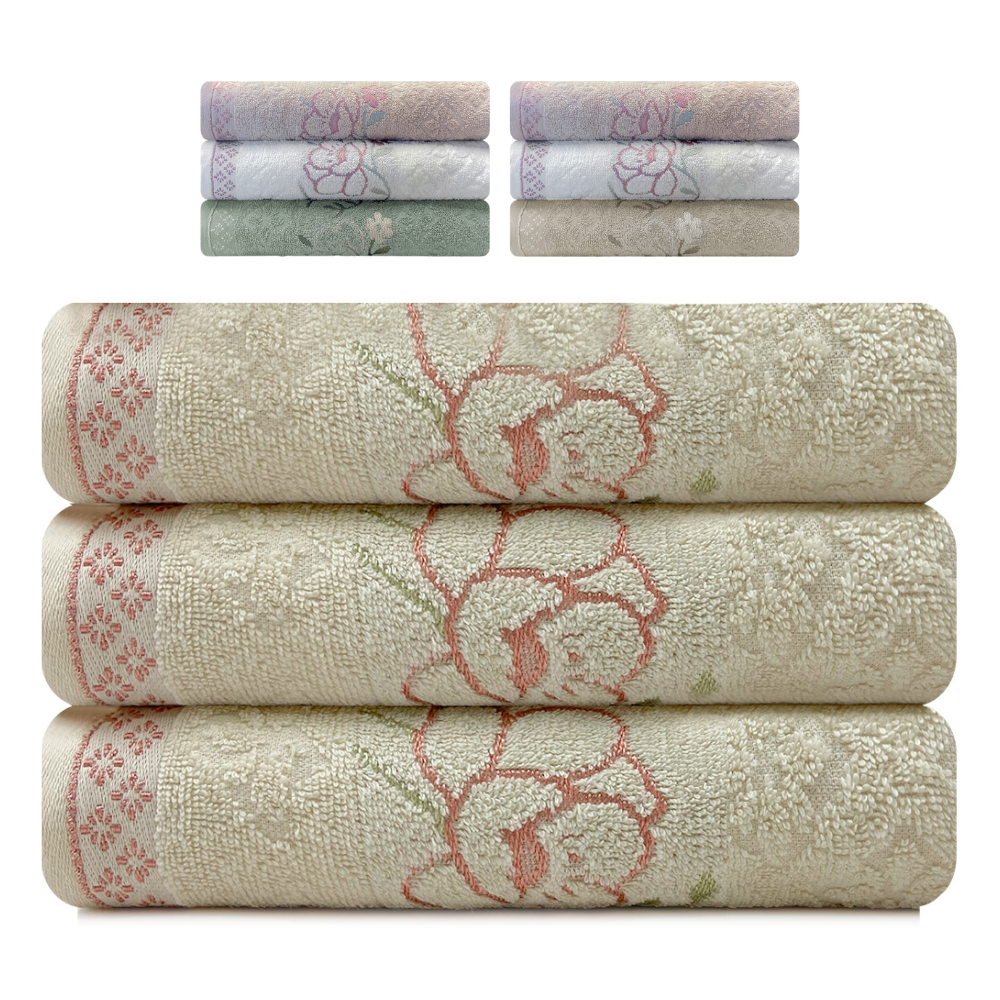 Kit Toalhas de Rosto Yuna 100 Algodão 3 Peças Karsten em Oferta na Shopee