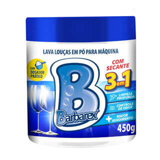 Detergente Pó Para MáquinaCom Secante Brilho 450g Barbarex em Oferta na Shopee