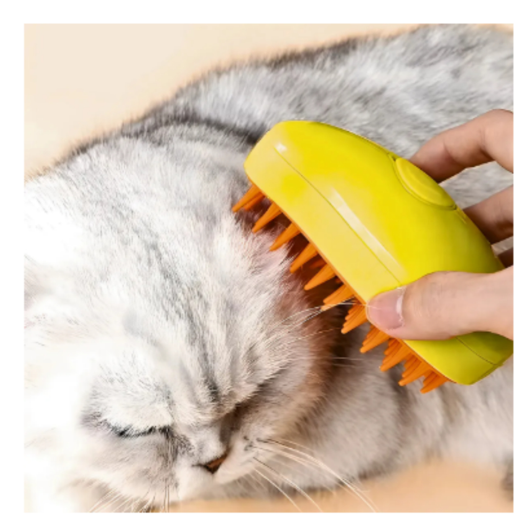 Escova A Vapor 3 Em 1 Pet Removedor Pelos Para Gatos E Cães-byb