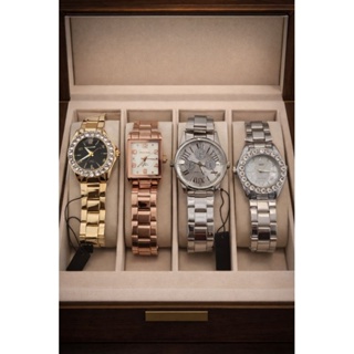 Relógio Feminino Luxo  Aço  a Prova de Água em Oferta na Shopee