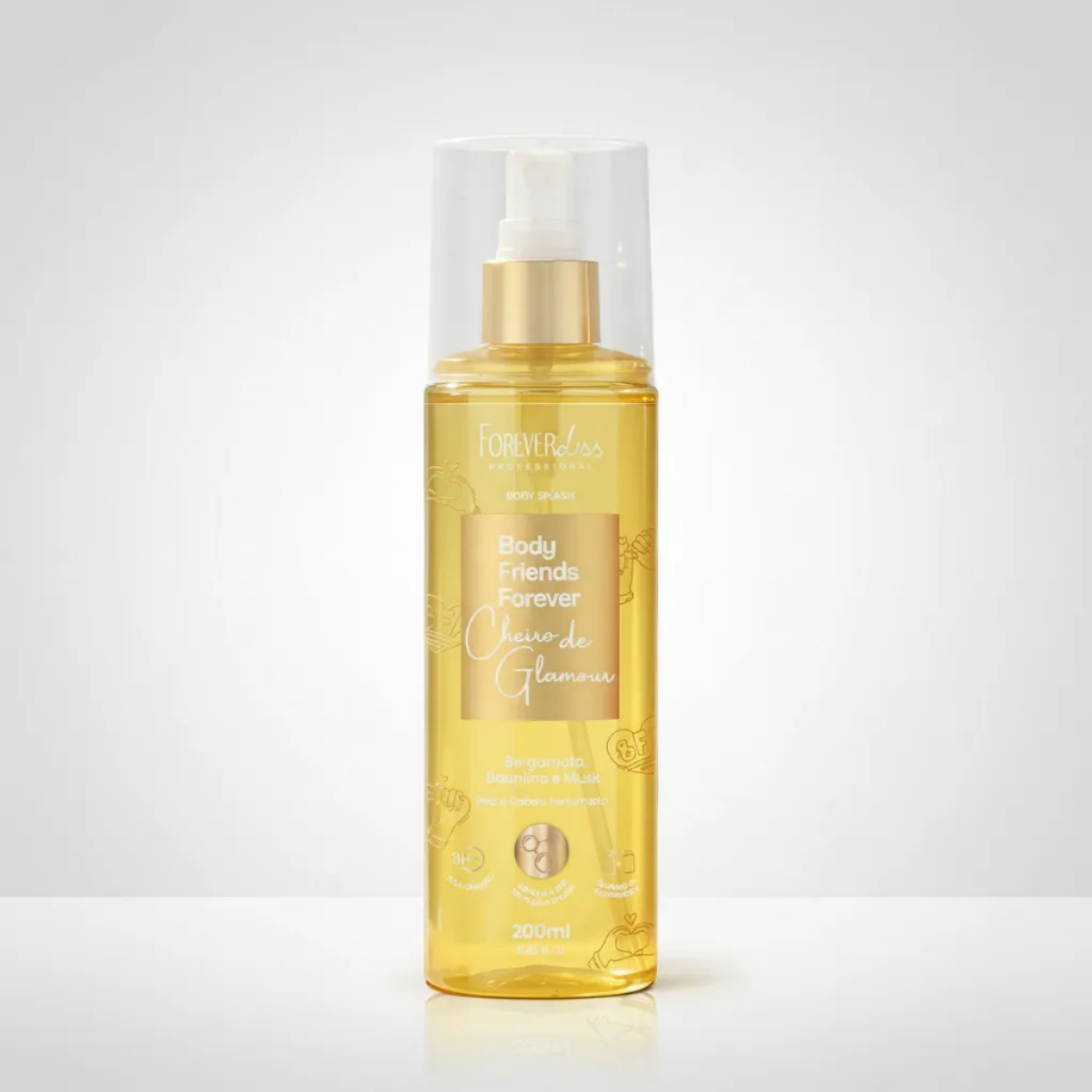 Body Splash Friends Forever Cheiro de Glamour Forever Liss 200ml