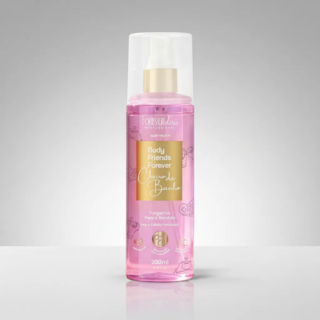 Body Splash Friends Forever Cheiro de Banho Forever Liss 200ml