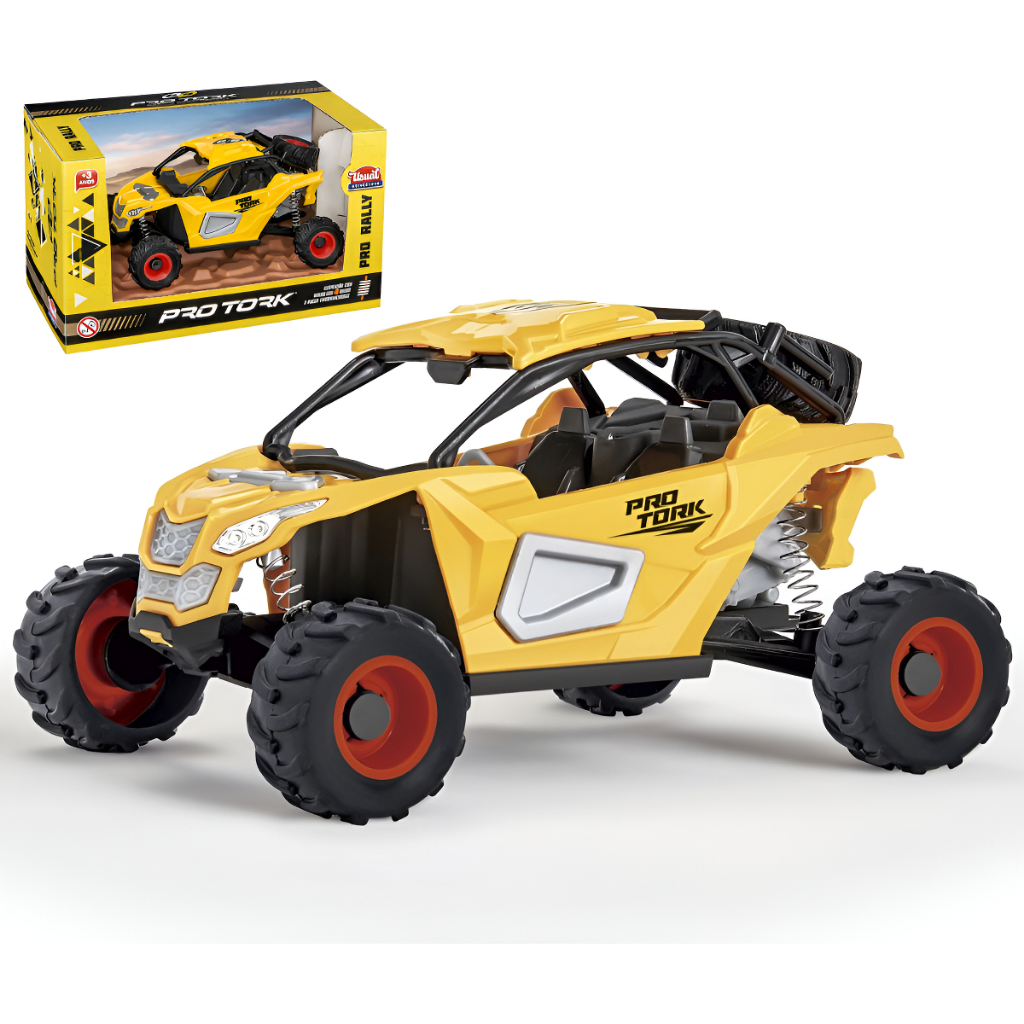 Carrinho Carro Brinquedo Criança Pro Tork UTV Rally Buggy Usual Brinquedos