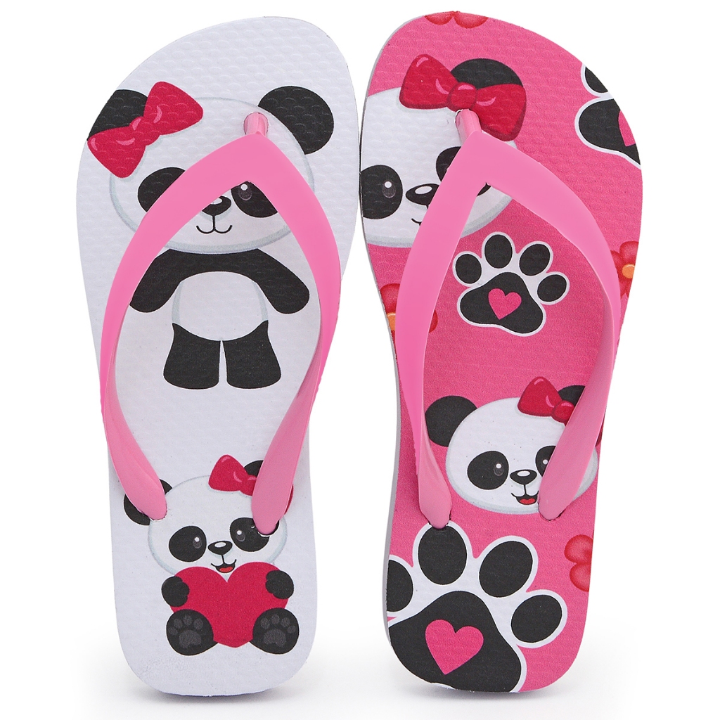 Chinelo Infantil Personalizado Menino Menina Redondo Borracha Confortável Leve Antiderrapante Praia Piscina