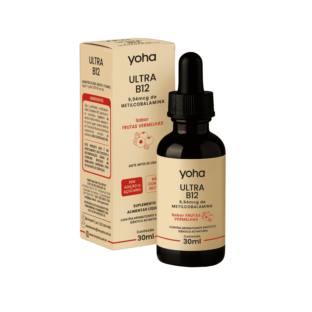 Ultra B12 Sabor Frutas Vermelhas - Yoha