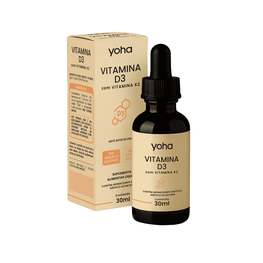 Vitamina D3 K2 Liquida Yoha em Oferta na Shopee