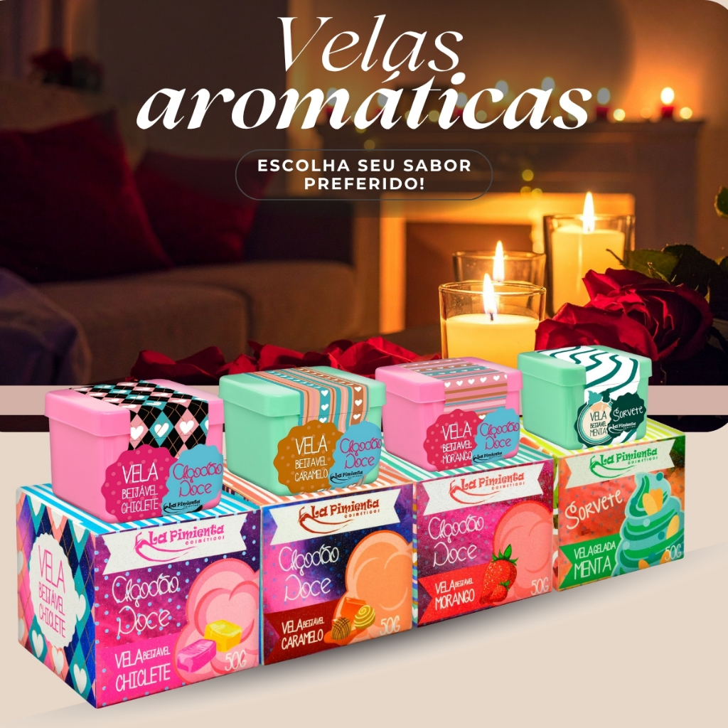 Vela Para Massagem Corporal Óleo Relaxante Beijável Delícia Sensual Aquece Excita Estimula Hidrata em Oferta na Shopee