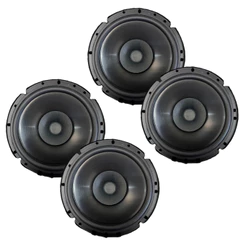 Kit 4 Alto Falante 6 Pol Bomber Bbr 200w Rms Full Range Preto