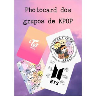 Photocard de K-pop Personalizado – Você Escolhe a Foto - 1 unidade em Oferta na Shopee