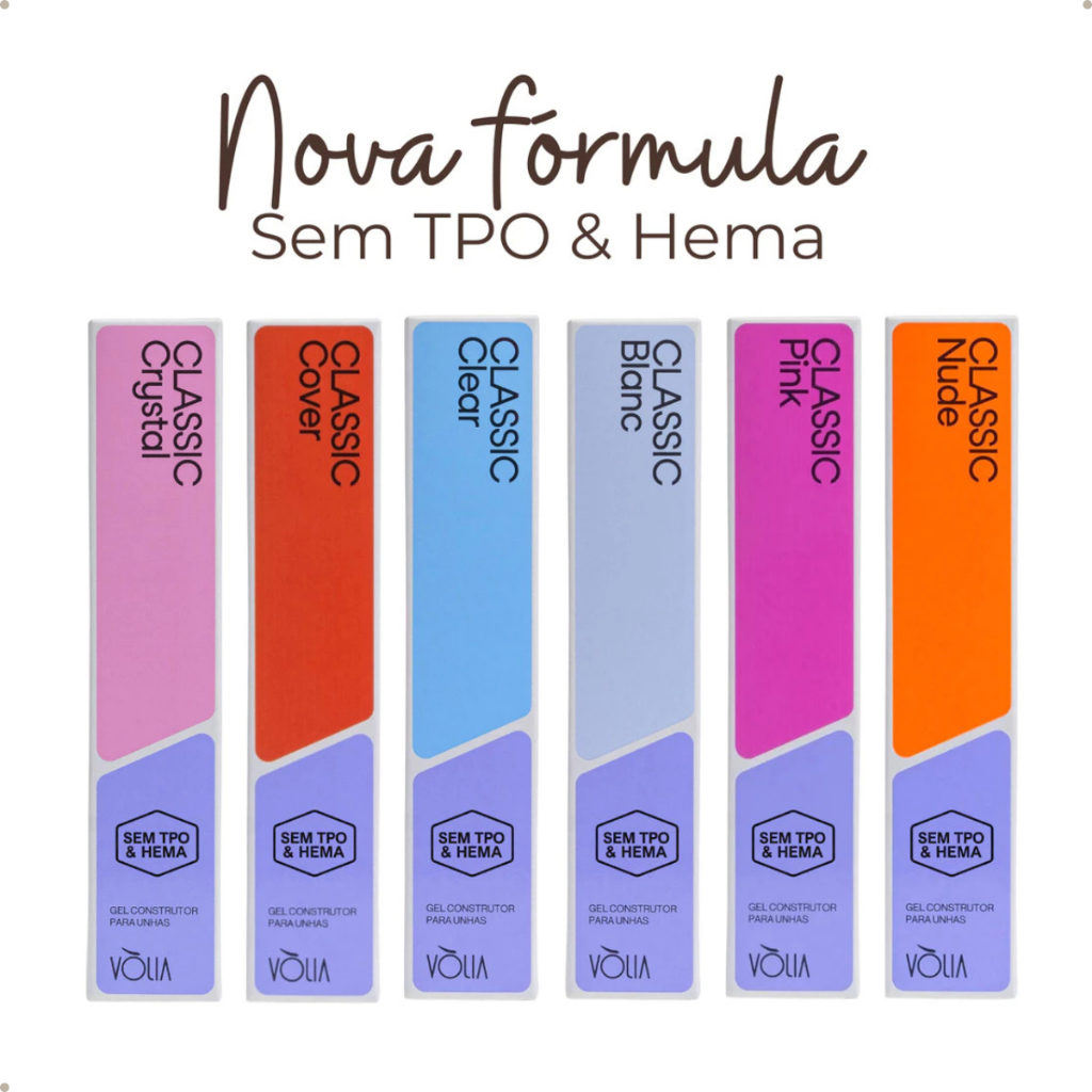 Volia Gel Sache Refil - Gel Alongamento de Unhas 14grPara Alongamentos ,Esmaltações e Blindagens SEM TPO