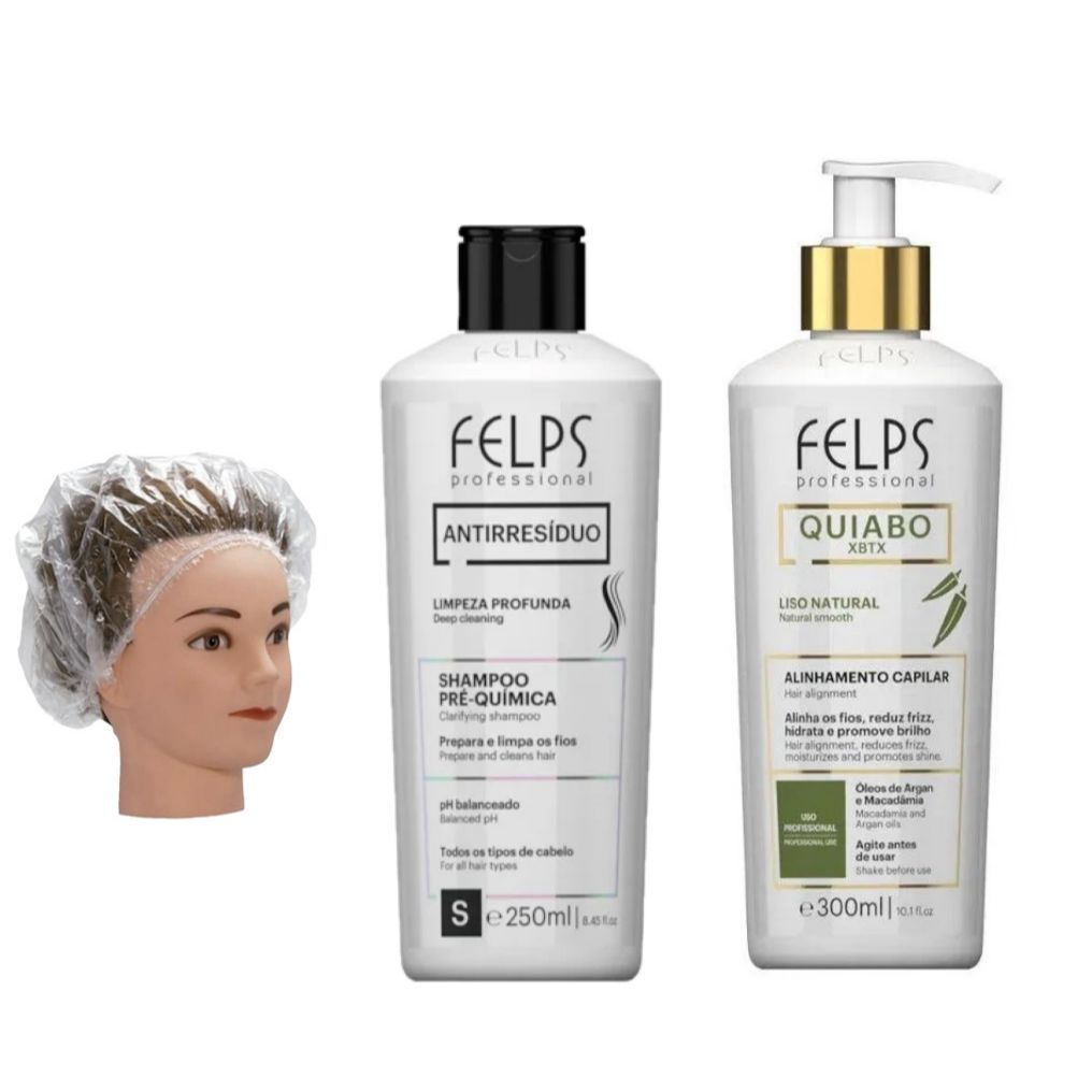 Felps Máscara 300ml + Felps Shampoo Antirresiduos 250ml T