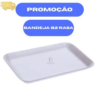 Bandeja Isopor B2 Rasa Branca  100 Unidades p/ Carnes Frios e Legumes  Para Açougue Supermercado e Delivery. em Oferta na Shopee
