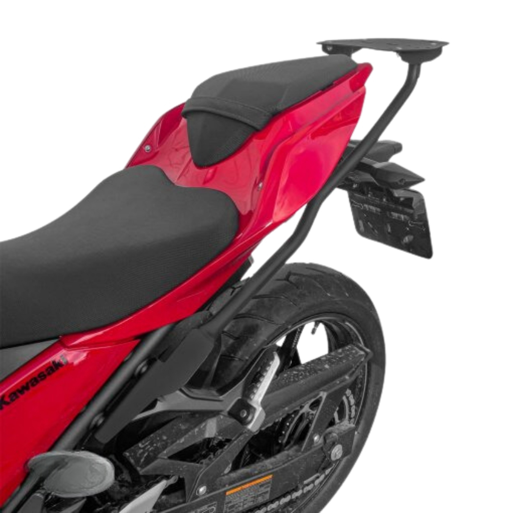 Suporte De Bau Z400 Ninja 400 / Z500 Ninja 500 Scam Bagageiro Porta Bauleto Em Aço  Kawasaki