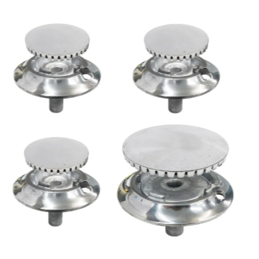 Kit Espalhadores + Bacia Fogão Brastemp Clean - Pequeno E Grande | Kit 4, 5 ou 6 Peças |