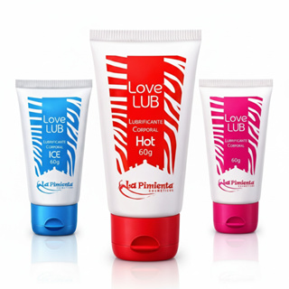 Lubrificante Íntimo Gel Love Lub 60g La Pimienta Neutro Ice Hot para Casal a Base de Água em Oferta na Shopee