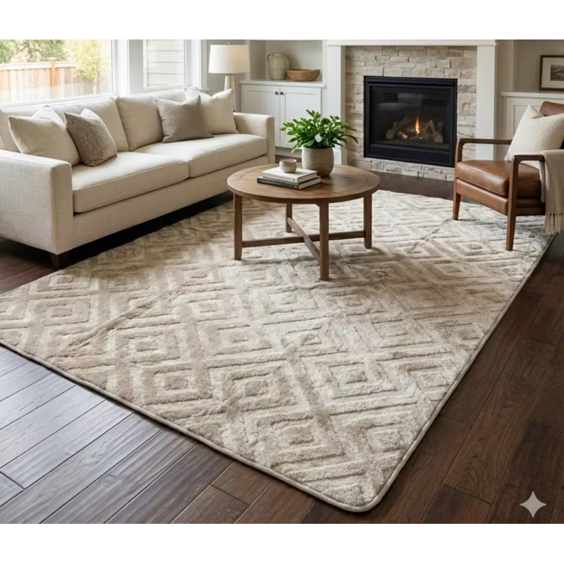 Tapete Sala sem pelo geométrico pelo baixo 2,00x1,40 facil de limparr em Oferta na Shopee