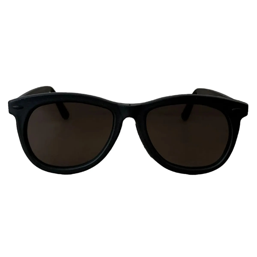 Kit 5 Oculos Preto New Wave Black Com Lente De Plastico Festa Balada