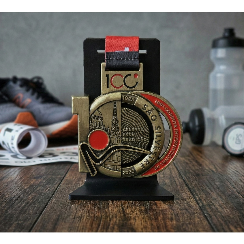 Porta Medalha Destaque Decorativo Mesa Corrida Esportiva