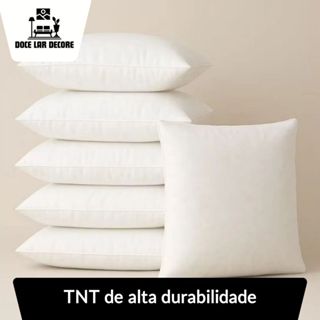 Kit de Ate 6  Refil Enchimento Almofadas 45×45 cm – Tnt Translúcido e Espuma Leve – Prático e Decorativo em Oferta na Shopee