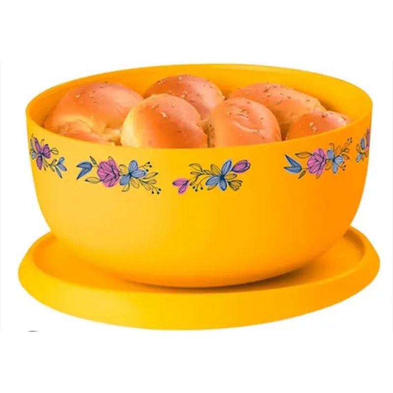 TUPPERWARE ORIGINAL: Tigela toque mágico 4,3l Hibiscus