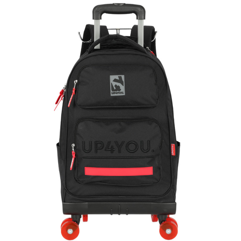 Mochila Carrinho Up4you Rodas de Skate 360 Preto MC49212 em Oferta na Shopee