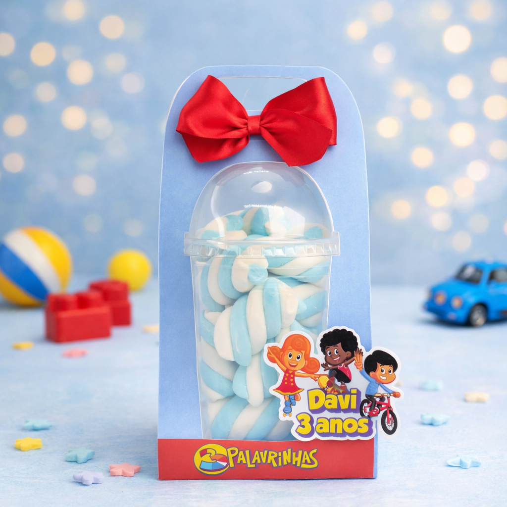 10 Copos bolhas Personalizados-Lembrancinhas Personalizadas-3 Palavrinhas- aniversario