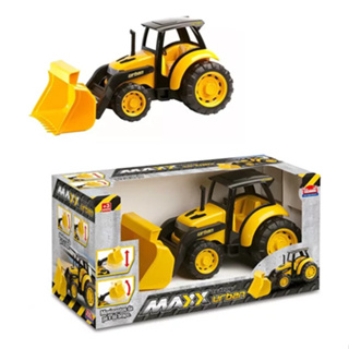 Trator Infantil Carrinho Maxx Urban Meninos Usual Brinquedos Plastic Cor Amarelo em Oferta na Shopee